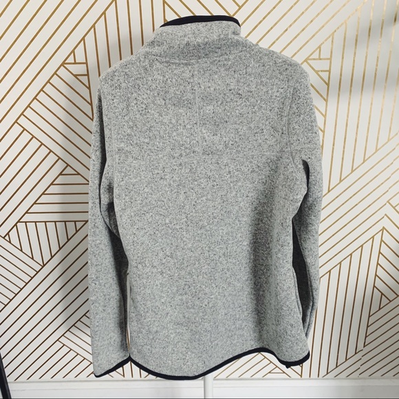 Nike Heathered Grey Knit Jacket - Picture 2 of 6